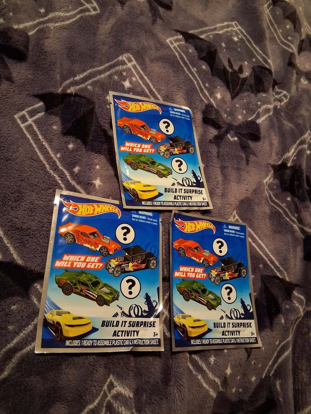 3 Hot wheels build it yourself surprise Activity Kits!